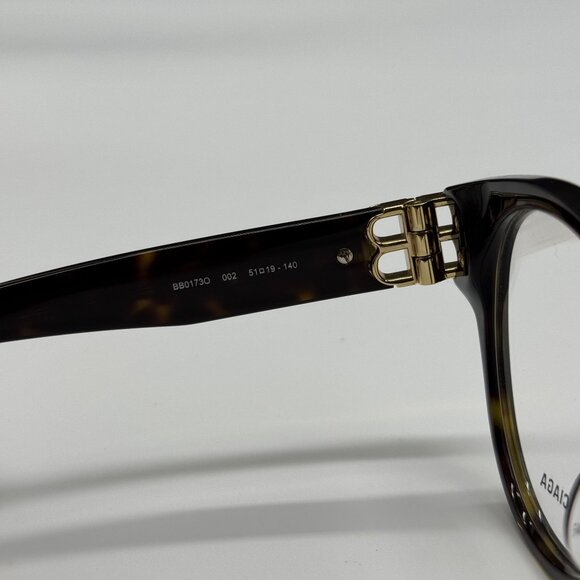 NEW BALENCIAGA BB0173O 002 ROUND HAVANA WOMEN EYEGLASSES BALENCIAGA - Picture 8 of 10